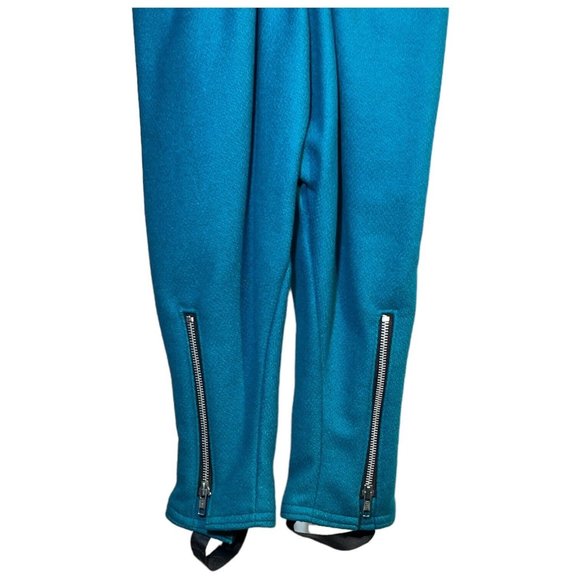 ROTHSCHILD Girls Wool Velvet Turquoise Blue Coat and Snow Pants Leggings Size 4 - Picture 10 of 13